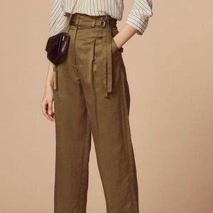 SANDRO khaki green pants (FR 36- US 2)